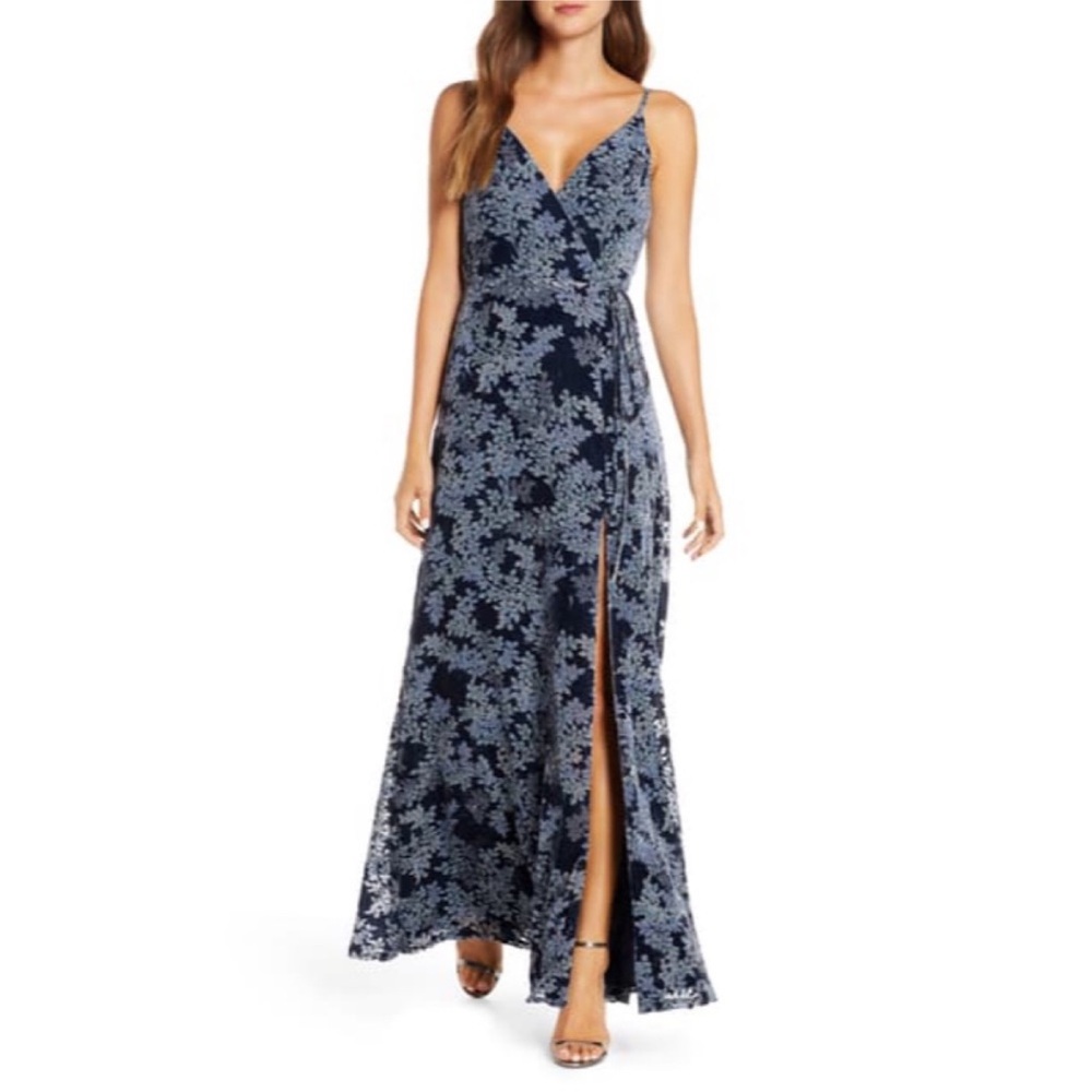 Jenny Yoo Selma Dress, Faux Wrap, Size 2